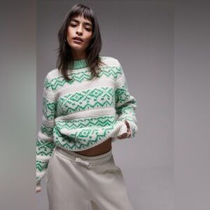 NEW! Topshop Fair Isle Sweater